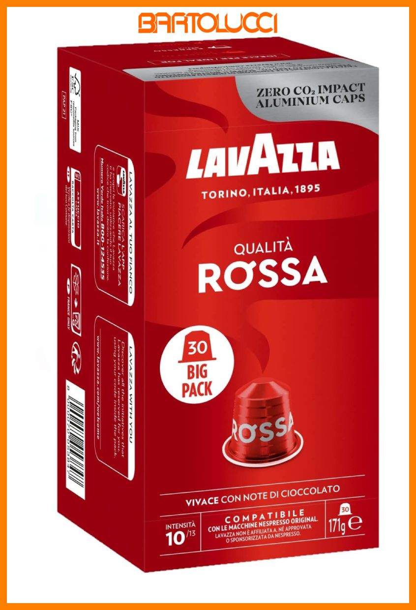 Lavazza 30 Caps Alu Rossa Compatibili Nespresso, 171g