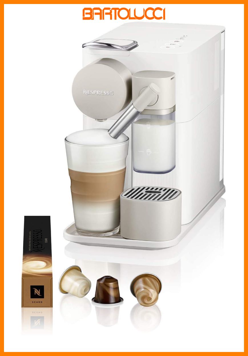 De'Longhi Lattissima One Evo, Macchina da caffè in capsule monouso, Bianco
